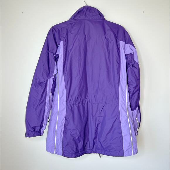 Columbia Woman's Purple 3-in-1 Interchange‎ Jacket Medium Waterproof Hiking - Picture 10 of 11